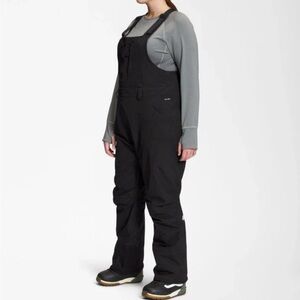The North Face Women Sz 3X Reg Freedom Bib Ski Snowboard Pants Black DryVent New